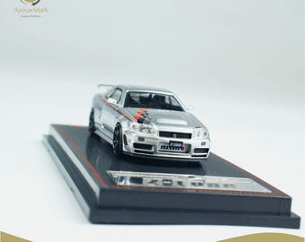 Ignition Model IG64 Nismo R34 GT-R Z-tune Silver IG3840 (1:64