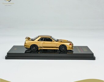 INNO64 Top Secret Nissan GT-R BNR32 650R Gold IN64-R32TS-650R 1:64