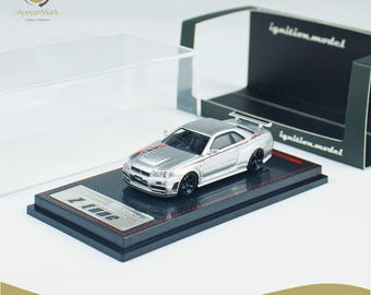 Ignition Model IG64 Nismo R34 GT-R Z-tune Silver IG3840 (1:64