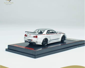 Ignition Model IG64 Nismo R34 GT-R Z-tune Silver IG3840 (1:64