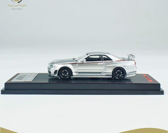 Ignition Model IG64 Nismo R34 GT-R Z-tune Silver IG3840 (1:64