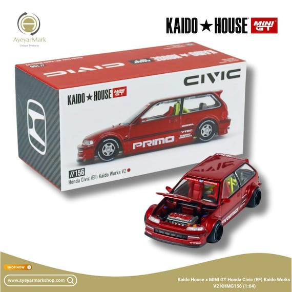 Kaido House X Mini GT Honda Civic EF Diecast Model (1:64) - Etsy