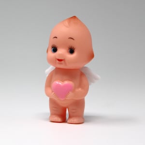 2" Pink Heart Kewpie Doll