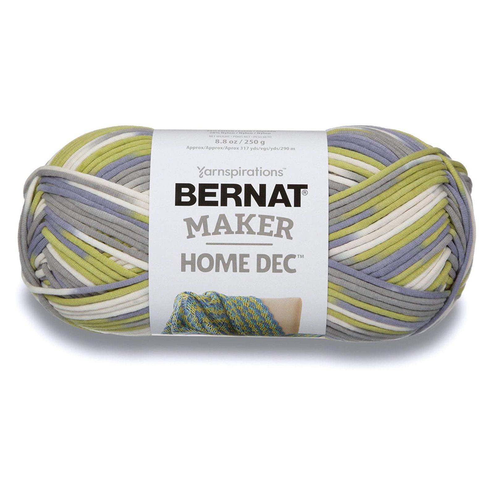 Bernat Maker Home Dec Yarn - Lilac Fence Variegate