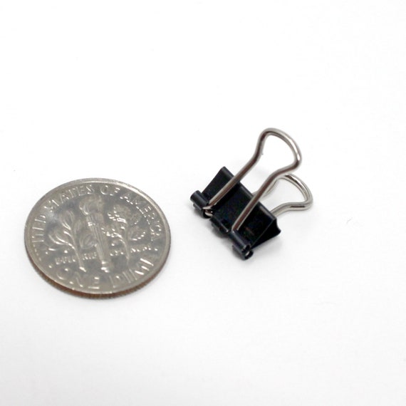 Itty bitty Binder Clips the Worlds Smallest Binder Paper Clips 10