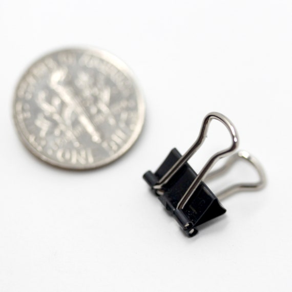 Itty-bitty Binder Clips the Worlds Smallest Binder Paper Clips 10