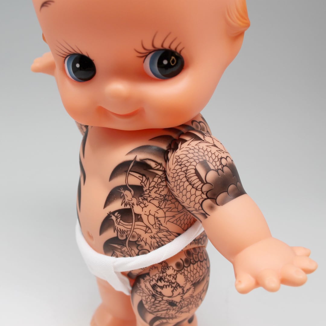 Large 11” Irezumi Yakuza Tattoo Kewpie Doll With Fundoshi - Etsy