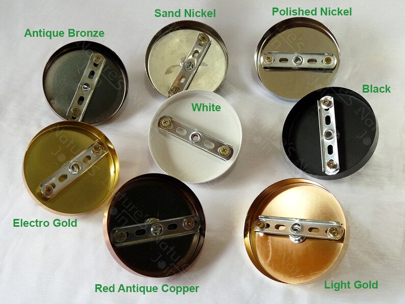 8 colours DIY Ceiling Canopy Mounting Kit max load 5kg ...