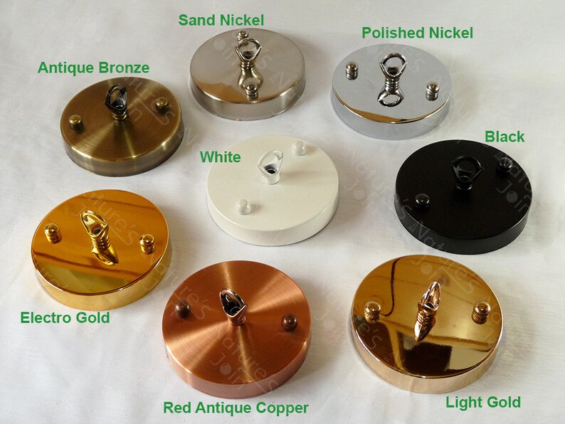 8 Colours DIY Ceiling Canopy Mounting Kit Max Load 5kg Ring Etsy