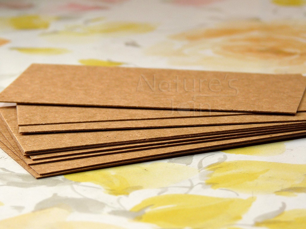 100pcs Blank Kraft Cardstock Thick Kraft Paper 320gsm Etsy
