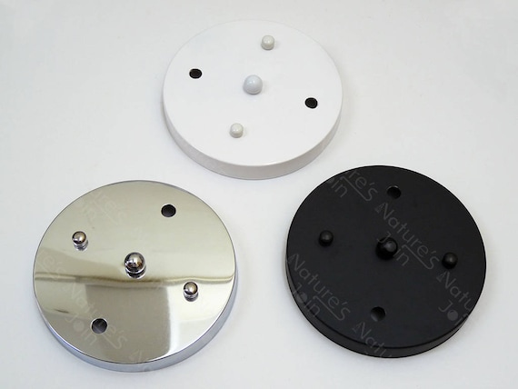 150mm 5 9 Two Holes Round Ceiling Canopy Mounting Kit Etsy