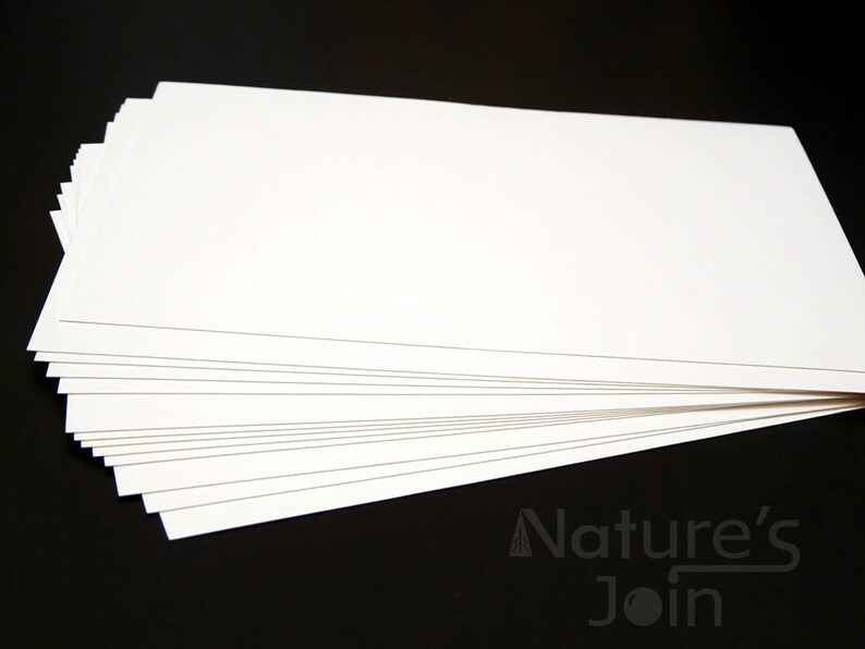 100pcs Blank White Cardstock A5 Paper 315gsm Etsy