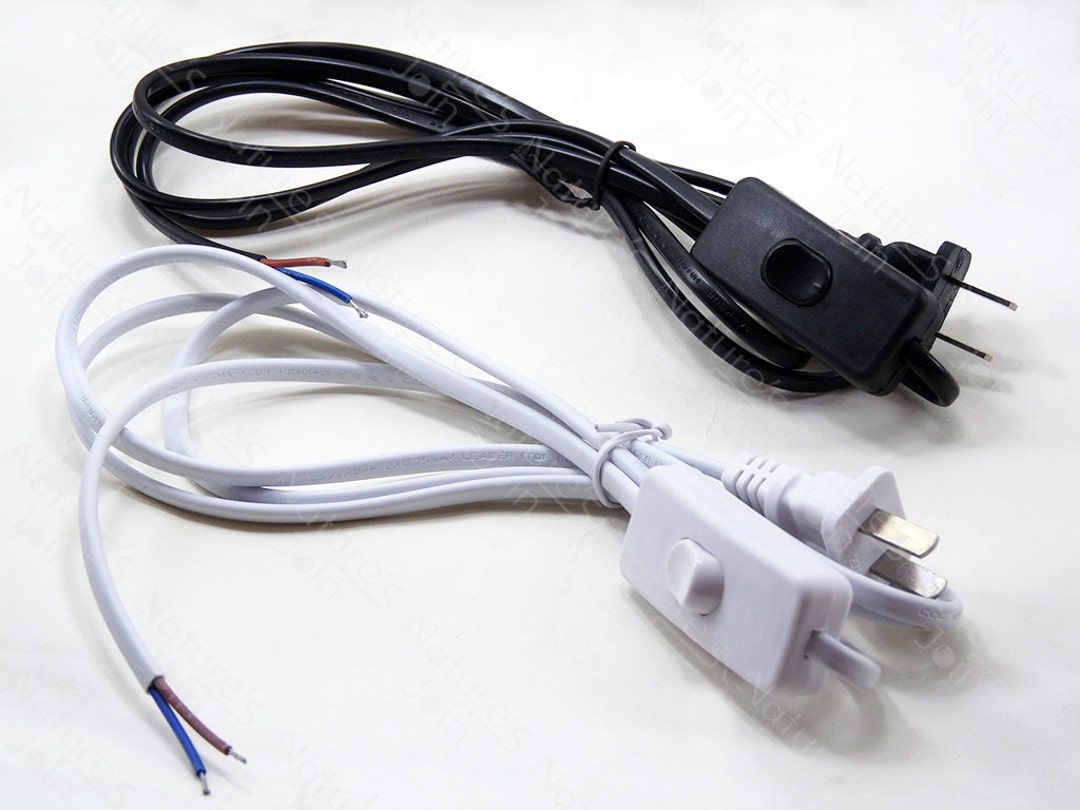 1.8 Metres In-line on / off Swtich Cable, Toggle Switch for Lamp, Heat ...