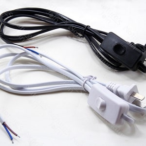 1.8 Metres In-line on / off Swtich Cable, Toggle Switch for Lamp, Heat ...