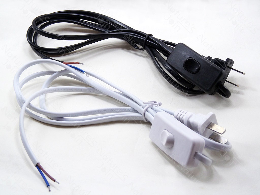 1.8 Metres In-line on / off Swtich Cable, Toggle Switch for Lamp, Heat ...