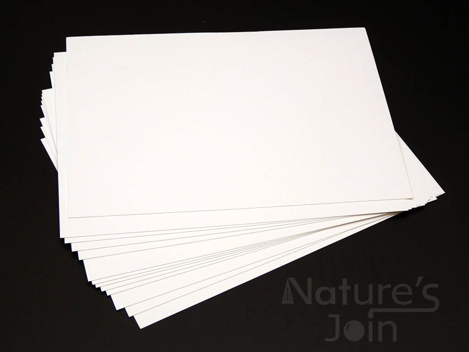 100pcs Blank White Cardstock A5 Paper 315gsm Etsy