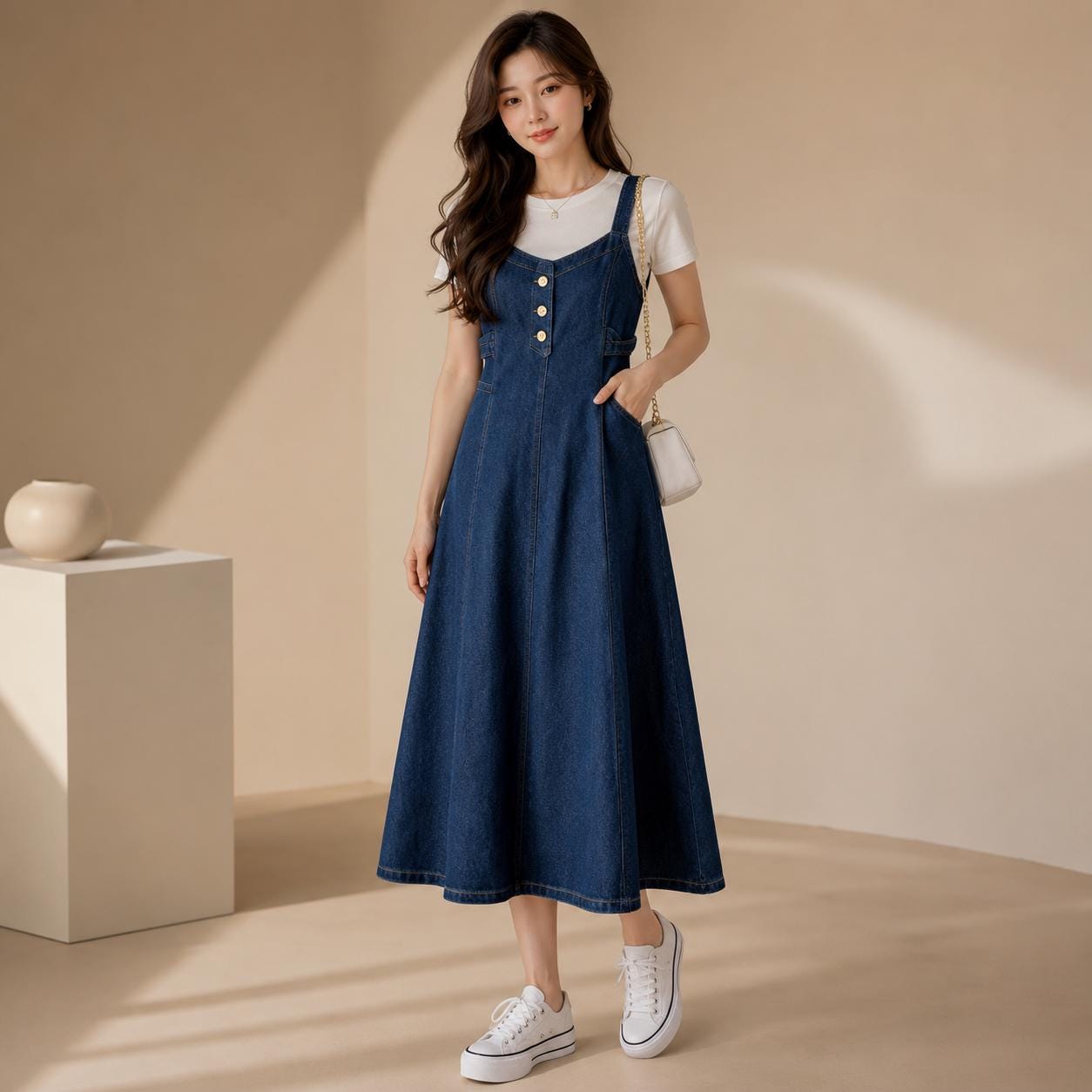 Korean Casual Dress - Etsy