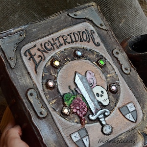 Enchiridion, Adventure Time, Animation Fan Art, custom book, Enchiridion book, handmade book,  alternative guest book, blank book, art book