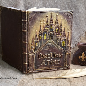 ONCE UPON A TIME, Fairy tale wedding guest book, Fantasy wedding guest  book,  Storybook, Rustic  wedding, fairy tale wedding guest book