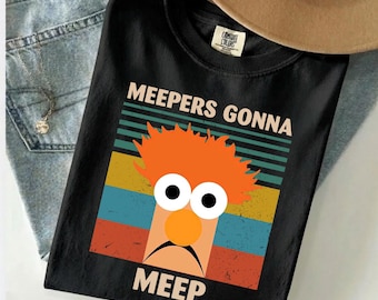 Camiseta vintage de Beaker Muppet Meepers Gonna Meep