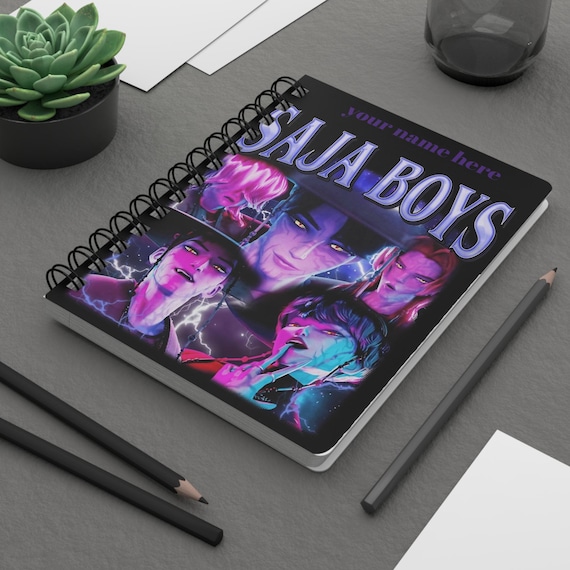 Saja Boys K-pop Demon Hunters Spiral Notebook – Anime Art