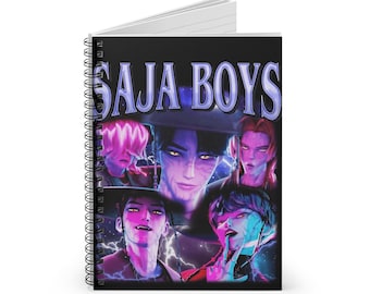 K-Pop Demon Hunters Spiral Notebook - Saja boys