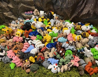 Mix van minidieren en dinosaurussen – 3D-print van hoge kwaliteit, Tsjechische materialen - Knikspeelgoed