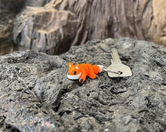 3D-geprinte vossleutelhanger – speelse minidierentuin talisman