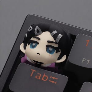 Valorant Clove Resin Keycap – Handgjort 3D Mekaniskt Tangentbordslock – Anime Gamerpresent