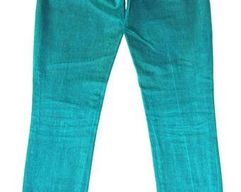 Levi's green jeans