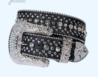 Western Rhinestone Belts Buckle Bling Luxury Rodeo Fair  display picture 2