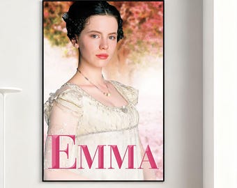 Emma Filmaffisch, Retro Väggkonst, Heminredning, Klassisk Film, Canvastavla