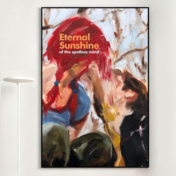 Eternal Sunshine of the Spotless Mind Movie Poster, Retro Wall Art, Home Decor, Classic Movie, Canvas Gift