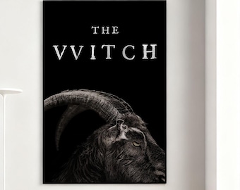 The Witch Movie Poster, Retro Wall Art, Home Decor, Classic Movie, Canvas Gift