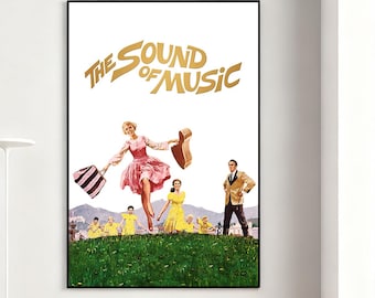 The Sound Of Music Movie Poster, Retro Wall Art, Home Decor, Classic Movie, Canvas Gift