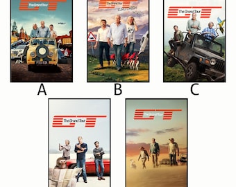 The Grand Tour Movie Poster, Retro Wall Art, Home Decor, Classic Movie, Canvas Gift