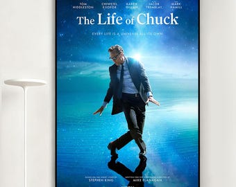 The Life of Chuck Movie Poster, Retro Wall Art, Home Decor, Classic Movie, Canvas Gift