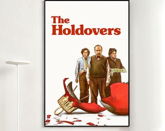 The Holdovers Movie Poster, Retro Wall Art, Home Decor, Classic Movie, Canvas Gift