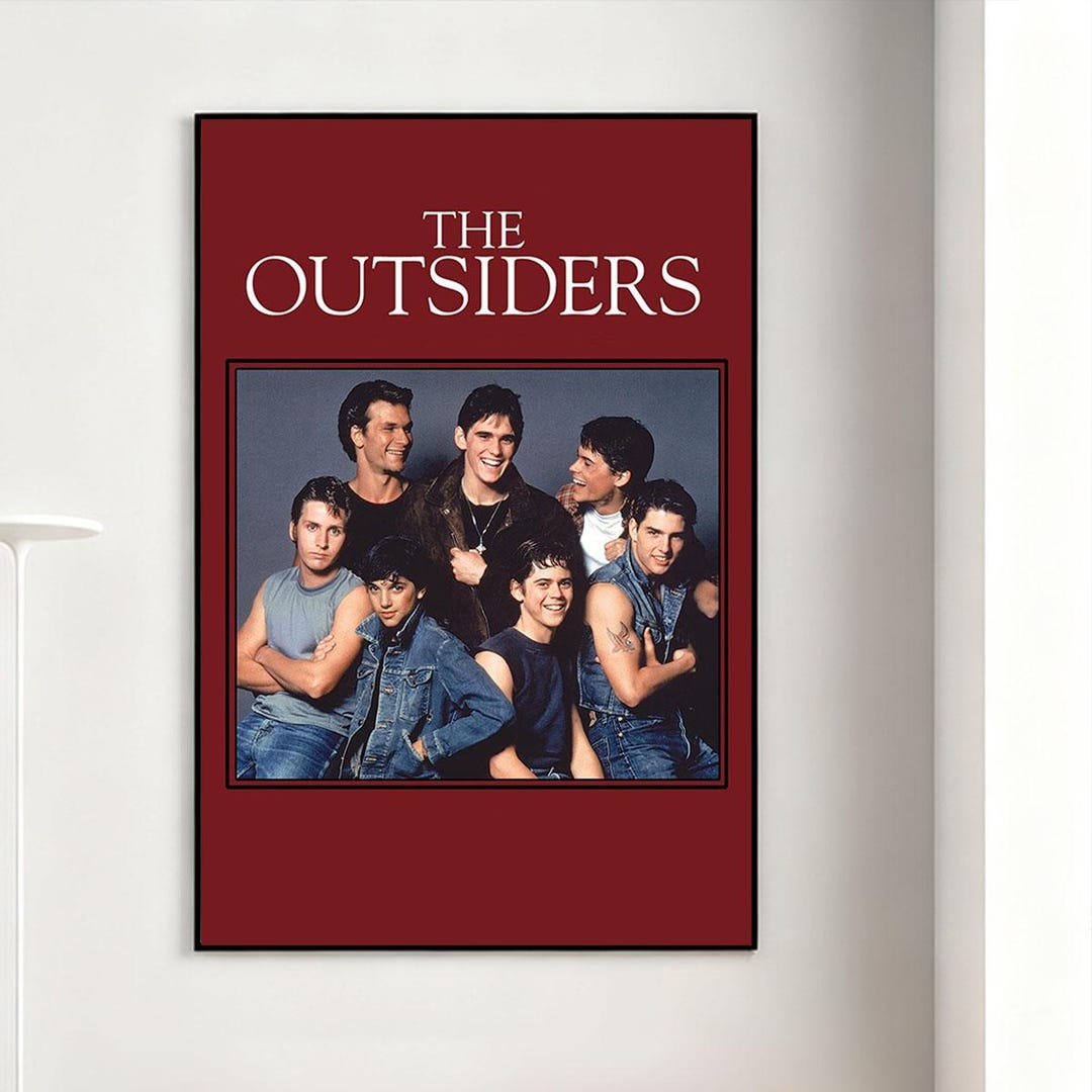 The Outsiders Movie Poster, Retro Wall Art, Home Decor, Classic Movie ...