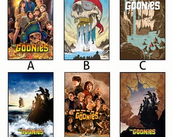 The goonies Movie Poster, Retro Wall Art, Home Decor, Classic Movie, Canvas Gift