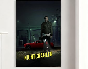 The city shines brightest at night Movie Poster, Retro Wall Art, Home Decor, Classic Movie, Canvas Gift