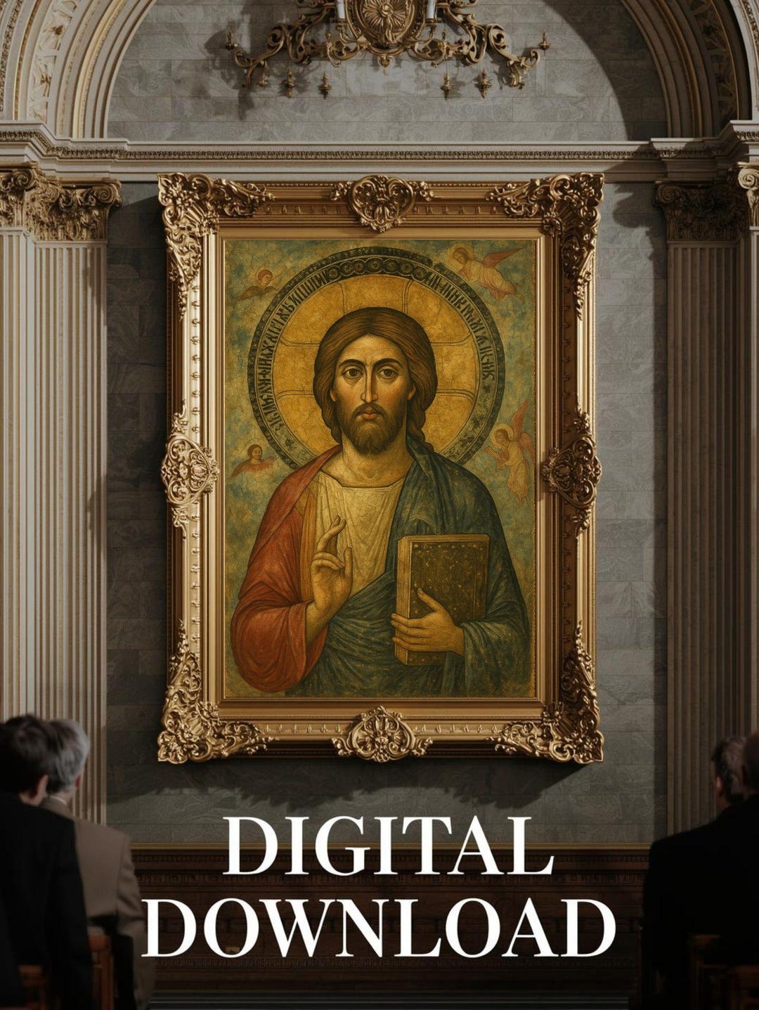 Jesus Christ Icon, Byzantine Orthodox Art Print (digital Download) - Etsy