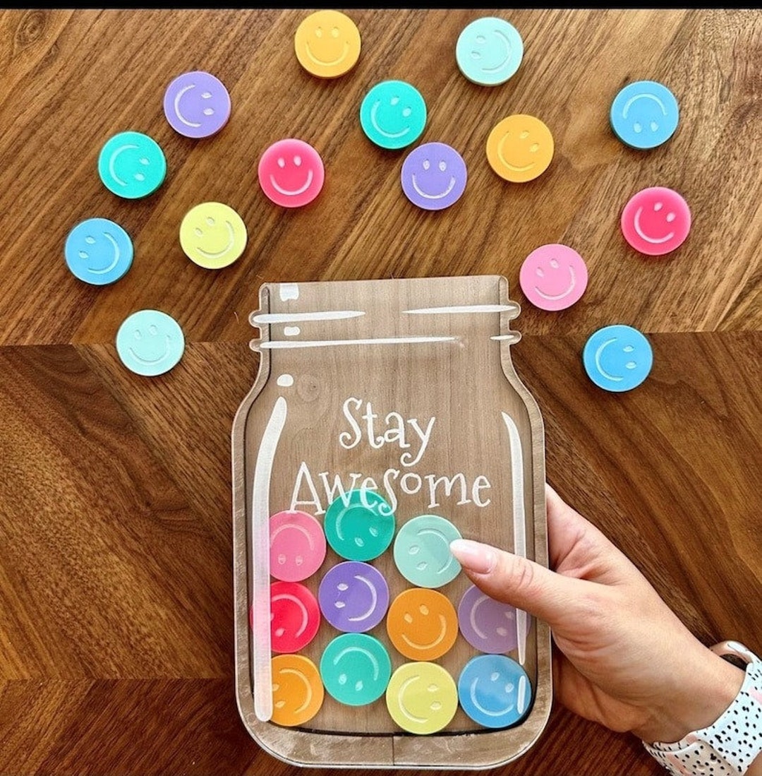 Reward Jar Reward Jar Classroom Reward Jar for Kids Reward Etsy