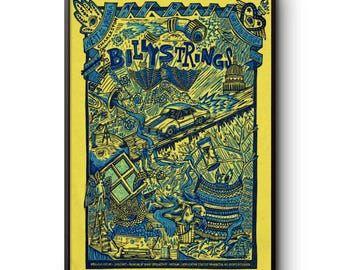 Plakat z trasy koncertowej Billy'ego Stringsa w Charleston w Wirginii Zachodniej, 4 sierpnia 2026 r.