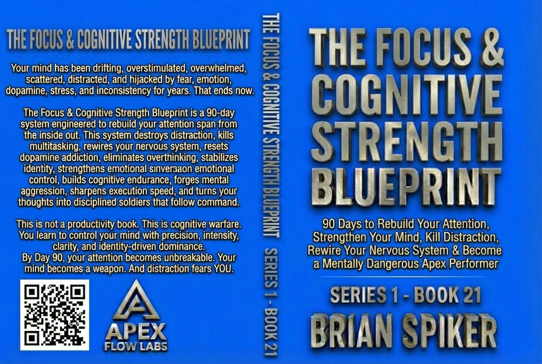 Series 1 - Book 21 - the Focus & Cognitive Strength Blueprint - Etsy