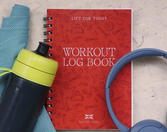 A5 Workout Log Book: Gym Fitness Journal, Goal Tracker, Gym Resolution, Made In Yorkshire