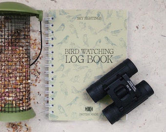 Bird Watching Log Book: A5 Journal, Twitcher Checklist, Gift Made in Yorkshire