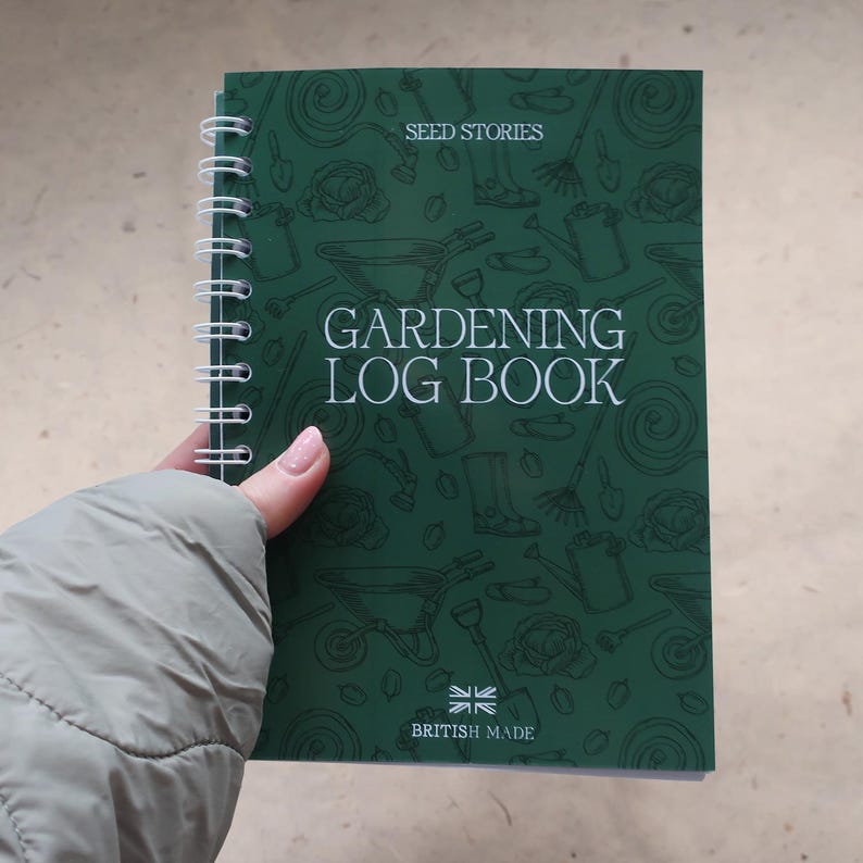 Gardening Log Book: A5 Planner Journal, Seed Tracker, Personalised Gift, Made in Yorkshire image 7