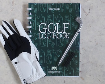Golf Log Book: A5 Journal, Golfer’s Checklist, Score Tracker, Gift Made in Yorkshire