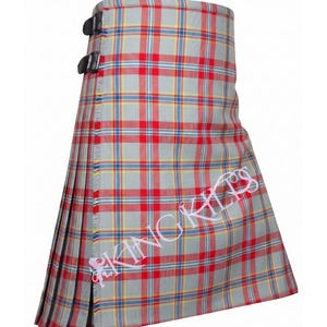 Kilt xadrez em homenagem aos Confederados - Kilts xadrez escoceses - Kilt xadrez de 8 jardas - Kilt xadrez pesado de 16 onças - 100% lã acrílica pura